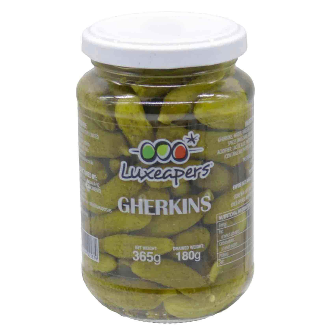 LUXE GHERKINS IN VINEGAR 365G